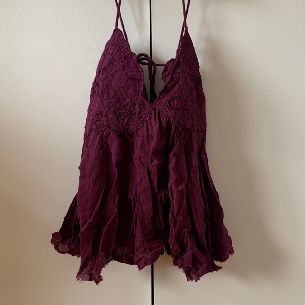 Free People Sleeveless Babydoll Top